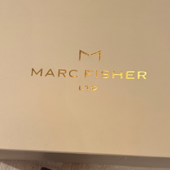 Marc Fisher Deep Red Velvet Heels - Picture 6 of 7